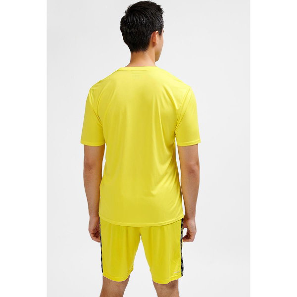 Hummel Essential Shirt Korte Mouw Heren - Felgeel
