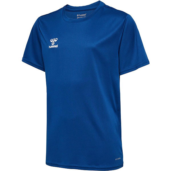 Hummel Essential Maillot Manches Courtes Enfants - Royal / Blanc