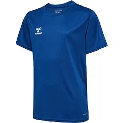 Hummel Essential Maillot Manches Courtes Enfants - Royal / Blanc
