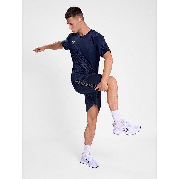 Hummel Essential Maillot Manches Courtes Hommes - Marine