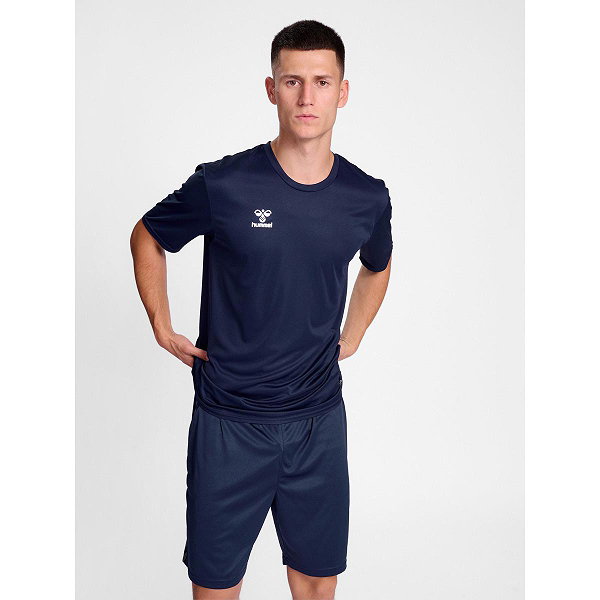 Hummel Essential Maillot Manches Courtes Hommes - Marine