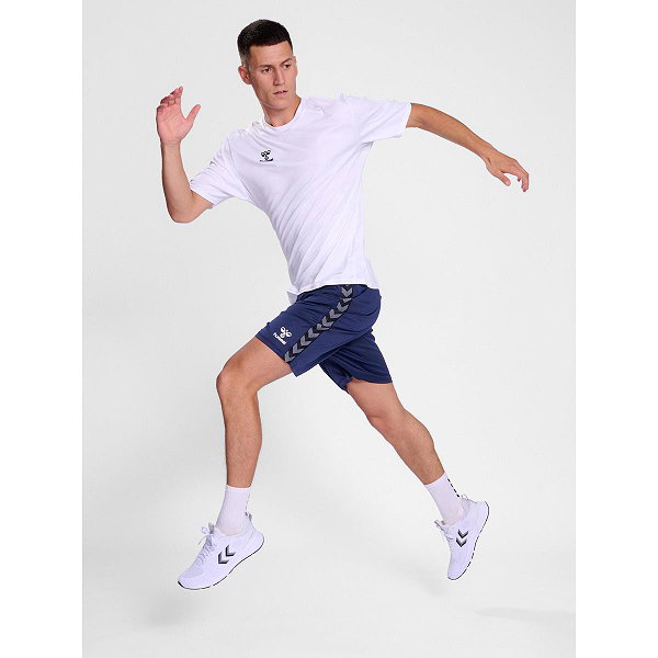 Hummel Essential Maillot Manches Courtes Hommes - Blanc
