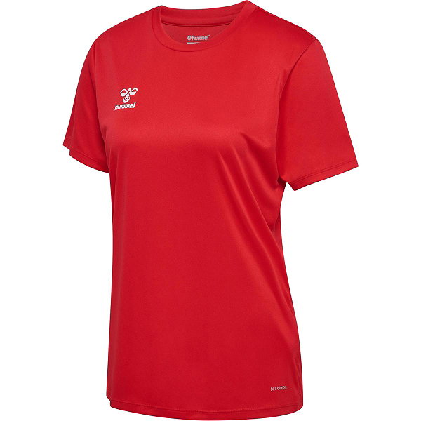 Hummel Essential Shirt Korte Mouw Dames - Rood