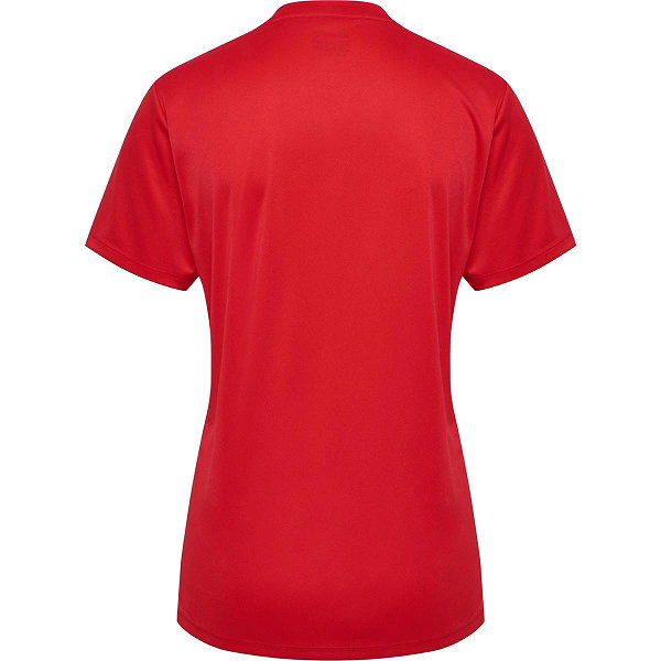 Hummel Essential Shirt Korte Mouw Dames - Rood