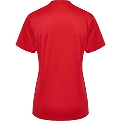 Voorvertoning: Hummel Essential Shirt Korte Mouw Dames - Rood