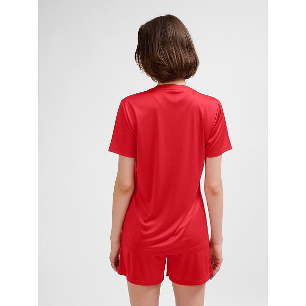 Hummel Essential Shirt Korte Mouw Dames - Rood