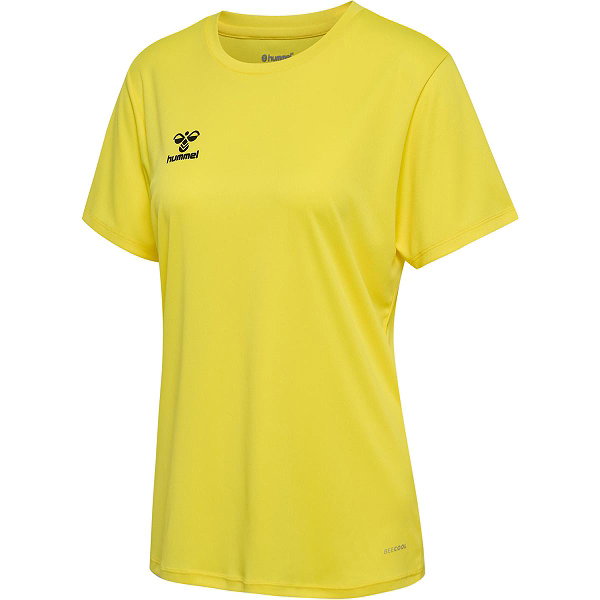 Hummel Essential Maillot Manches Courtes Femmes - Jaune Clair
