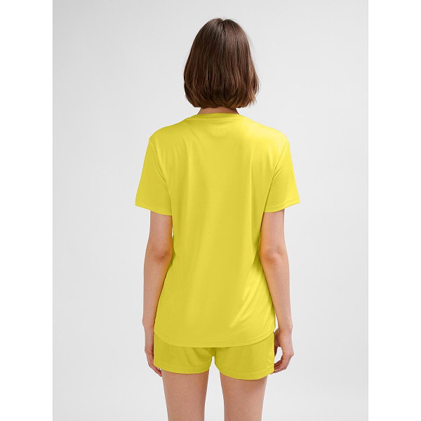 Hummel Essential Maillot Manches Courtes Femmes - Jaune Clair