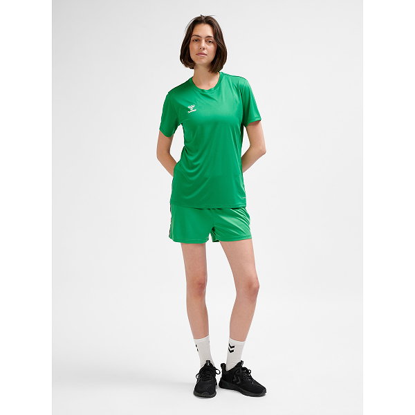 Hummel Essential Maillot Manches Courtes Femmes - Vert