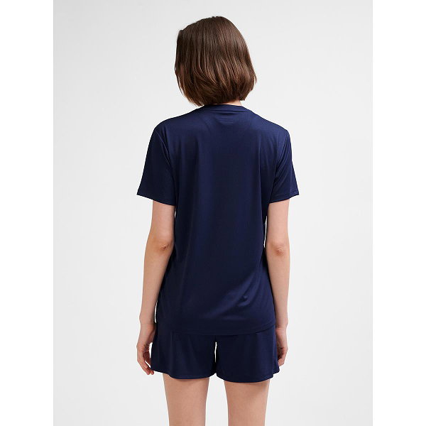 Hummel Essential Maillot Manches Courtes Femmes - Marine