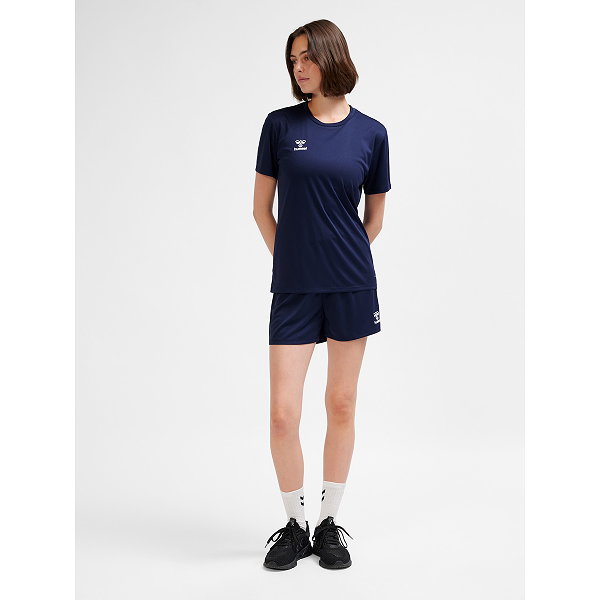 Hummel Essential Maillot Manches Courtes Femmes - Marine