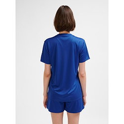 Présentation: Hummel Essential Maillot Manches Courtes Femmes - Royal / Blanc