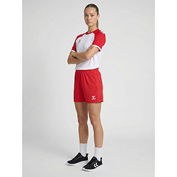 Vorschau: Hummel Essential Shorts Damen - Rot