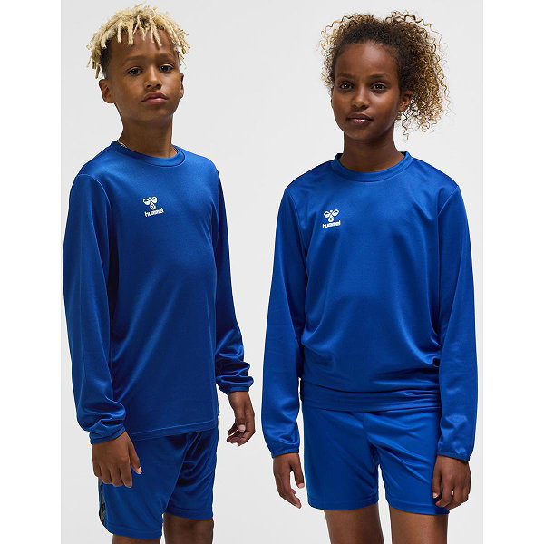 Hummel Essential Sweat Enfants - Royal / Blanc