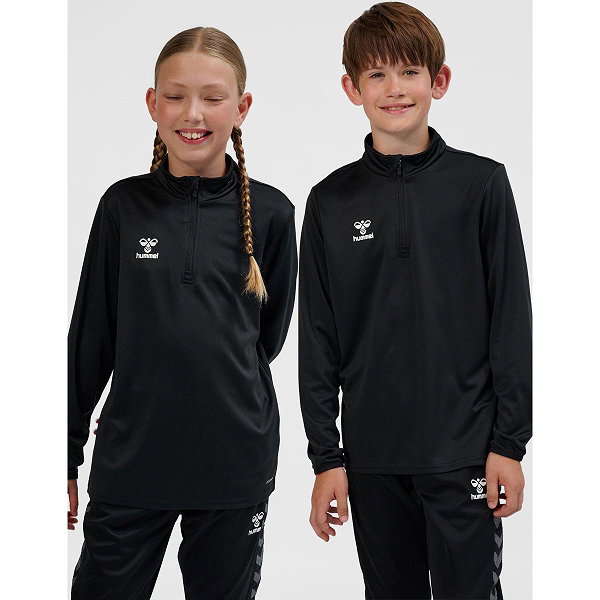 Hummel Essential Ziptop Kinderen - Zwart