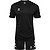 Hummel Logo Voetbalset Korte Mouw Heren - Zwart