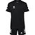 Hummel Logo Kurzarm-Fußballset Kinder - Schwarz