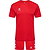 Hummel Logo Voetbalset Korte Mouw Heren - Rood