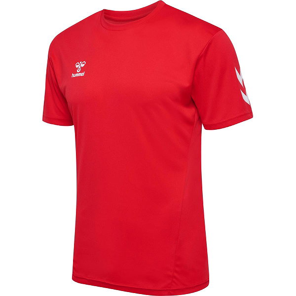 Hummel Logo Voetbalset Korte Mouw Heren - Rood