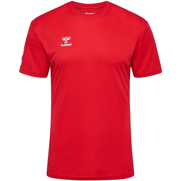 Hummel Logo Voetbalset Korte Mouw Heren - Rood