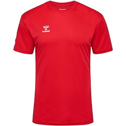 Voorvertoning: Hummel Logo Voetbalset Korte Mouw Heren - Rood