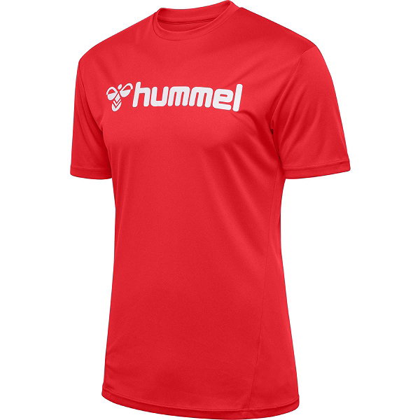 Hummel Logo T-Shirt Herren - Rot