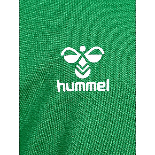 Hummel Logo Kurzarm-Fußballset Kinder - Grün