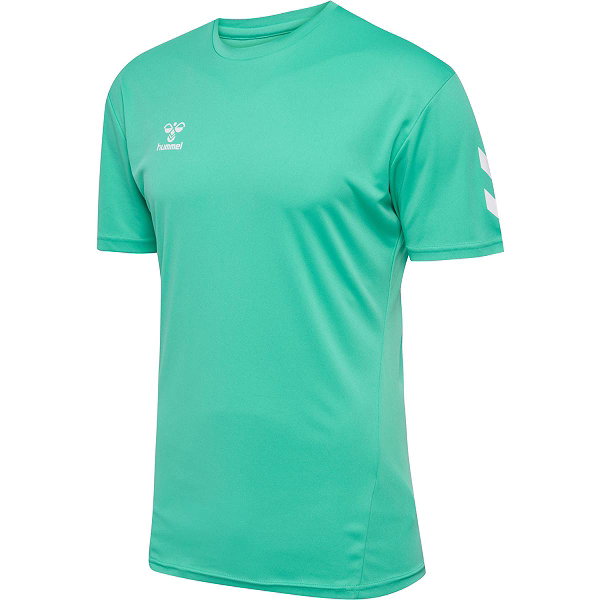 Hummel Logo Voetbalset Korte Mouw Heren - Turkoois
