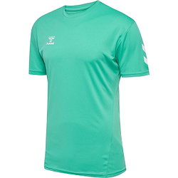 Voorvertoning: Hummel Logo Voetbalset Korte Mouw Heren - Turkoois