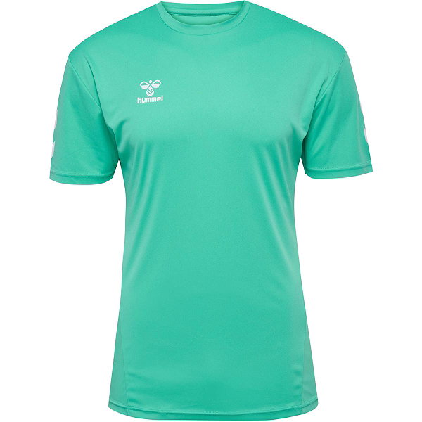 Hummel Logo Voetbalset Korte Mouw Heren - Turkoois