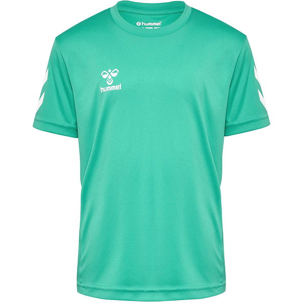 Hummel Logo Ensemble De Foot À Manches Courtes Enfants - Turquoise