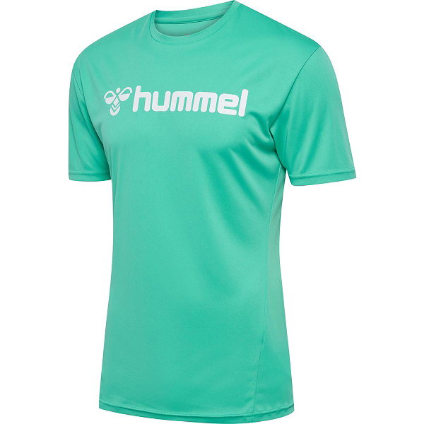 Hummel Logo T-Shirt Heren - Turkoois