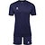 Hummel Logo Voetbalset Korte Mouw Heren - Marine