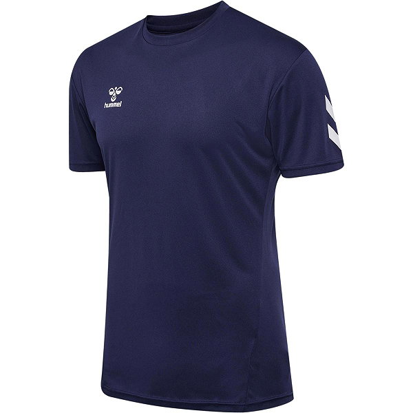 Hummel Logo Ensemble De Foot À Manches Courtes Hommes - Marine