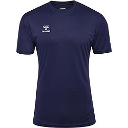 Présentation: Hummel Logo Ensemble De Foot À Manches Courtes Hommes - Marine