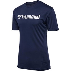 Hummel Logo T-Shirt Hommes - Marine