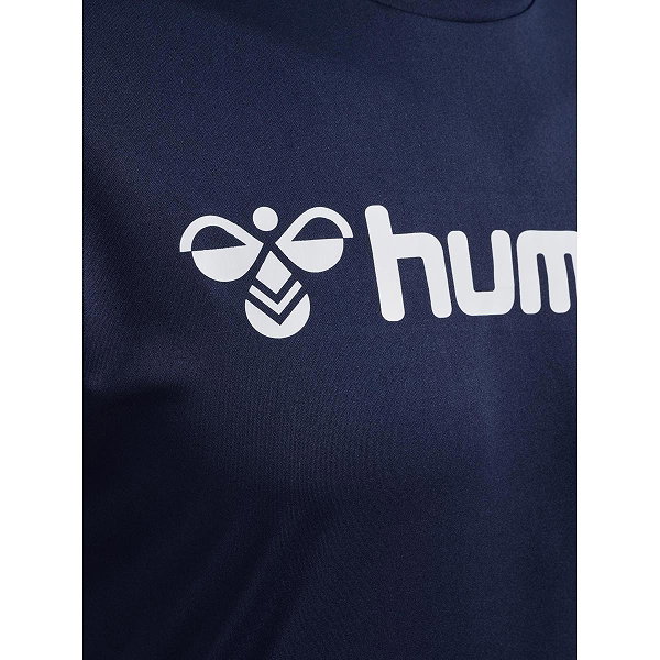 Hummel Logo T-Shirt Heren - Marine