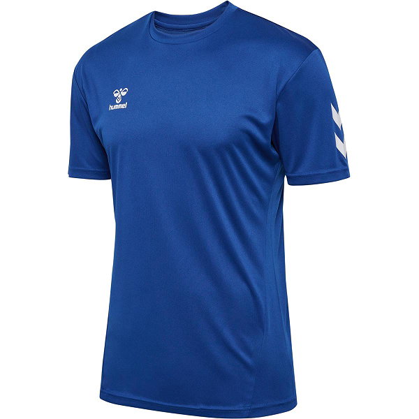 Hummel Logo Kurzarm-Fußballset Herren - Royal / Weiß