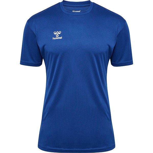 Hummel Logo Kurzarm-Fußballset Herren - Royal / Weiß