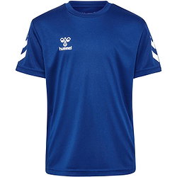 Présentation: Hummel Logo Ensemble De Foot À Manches Courtes Enfants - Royal / Blanc