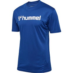 Hummel Logo T-Shirt Hommes - Royal / Blanc