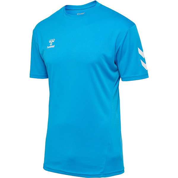 Hummel Logo Kurzarm-Fußballset Herren - Diva Blue