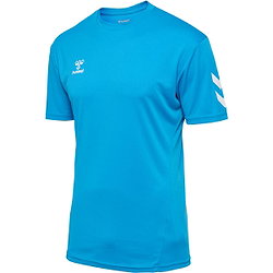 Vorschau: Hummel Logo Kurzarm-Fußballset Herren - Diva Blue