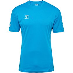 Vorschau: Hummel Logo Kurzarm-Fußballset Herren - Diva Blue