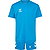 Hummel Logo Kurzarm-Fußballset Kinder - Diva Blue