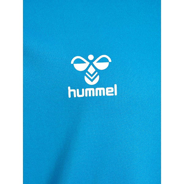 Hummel Logo Ensemble De Foot À Manches Courtes Enfants - Diva Blue