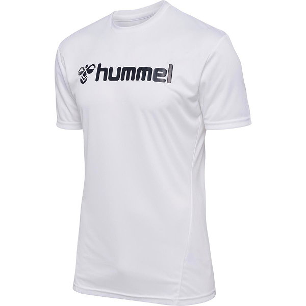 Hummel Logo T-Shirt Herren - Weiß