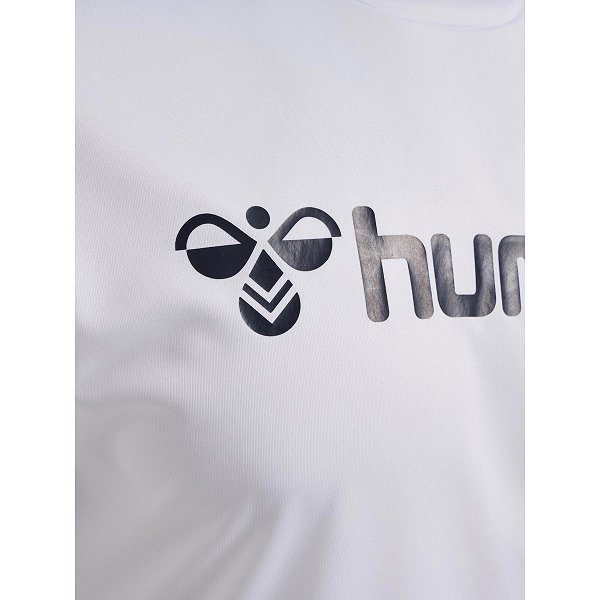 Hummel Logo T-Shirt Herren - Weiß