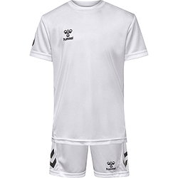 Hummel Logo Ensemble De Foot À Manches Courtes Enfants - Blanc