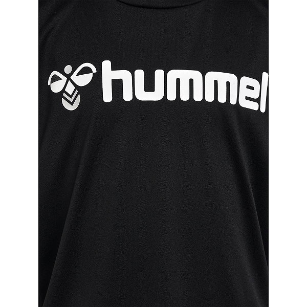 Hummel Logo T-Shirt Enfants - Noir